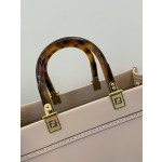 FENDI small pink new size shine tote tote bag "sunshine bag"