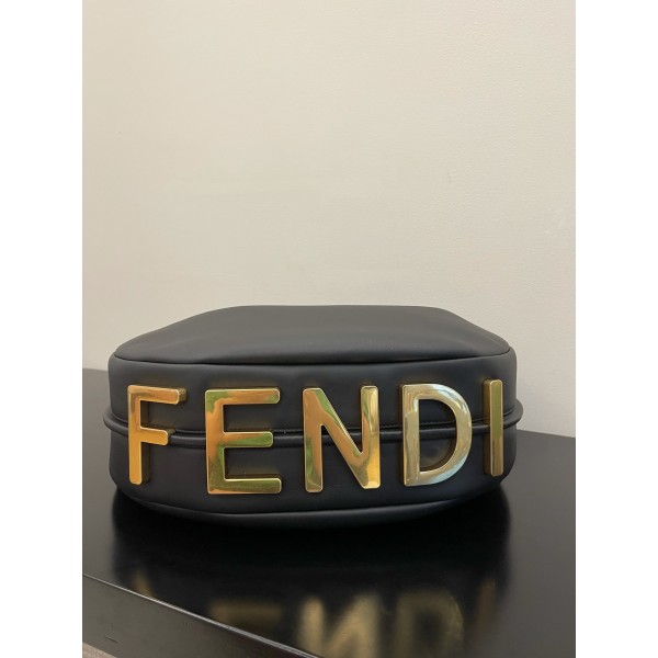 FENDI praphy underarm bag large black