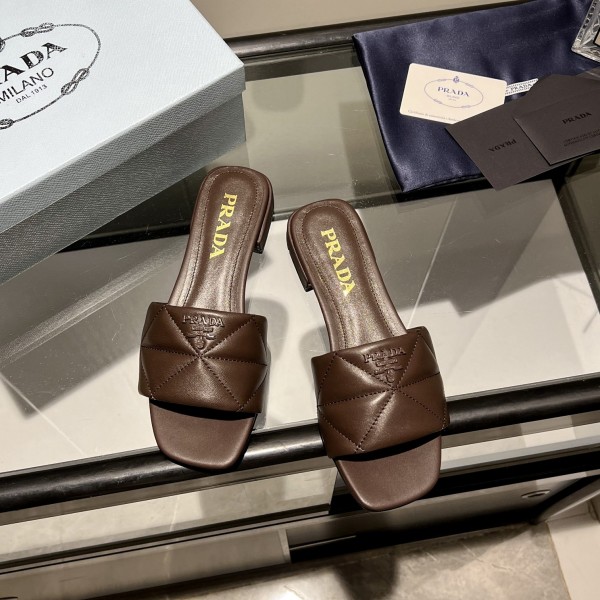 Prada leather outsole shoes