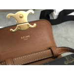 CELINE 𝗧𝗥𝗜𝗢𝗠𝗣𝗛⻼𝗠𝗜𝗡𝗜 Triumphal Arch Mini Crossbody Bag Model: 101513