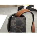 CELINE 𝗧𝗥𝗜𝗢𝗠𝗣𝗛⻼𝗠𝗜𝗡𝗜 Triumphal Arch Mini Crossbody Bag Model: 101513