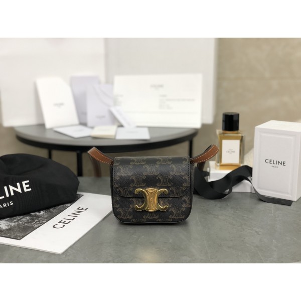 CELINE 𝗧𝗥𝗜𝗢𝗠𝗣𝗛⻼𝗠𝗜𝗡𝗜 Triumphal Arch Mini Crossbody Bag Model: 101513