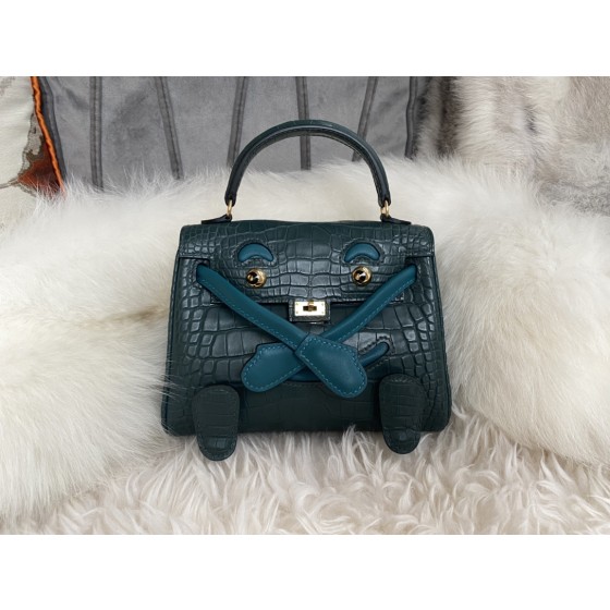 kelly doll  American crocodile top craftsmanship wax thread hand sewing