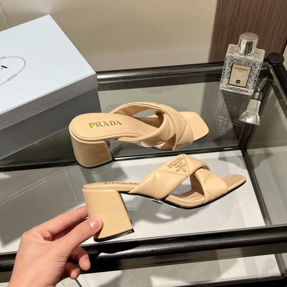 Prada leather outsole shoes