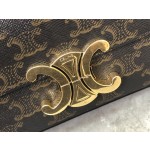 CELINE 𝑻𝒓𝒊𝒐𝒎𝒑𝒉𝒆 Chain Underarm Bag Model: 197993