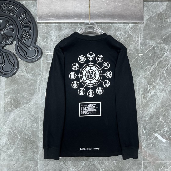 Chrome Hearts FOTI Skull Print Long Sleeve T