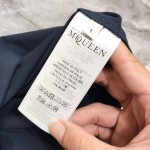 McQueen Round Neck Short Sleeve T-shirt