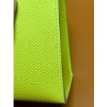 Mini Kelly generation epsom kiwi 🥝 green silver buckle