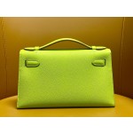 Mini Kelly generation epsom kiwi 🥝 green silver buckle