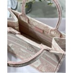 DIOR TOTE Pink tiger embroidery
