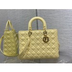 DIOR Lady's latest flip sheepskin seven compartments