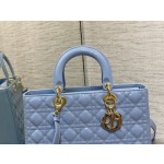 DIOR Lady's latest flip sheepskin seven compartments