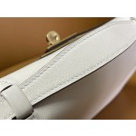Mini kelly generation cream white Swift gold buckle