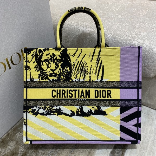 DIOR TOTE Colorful Jungle Collection