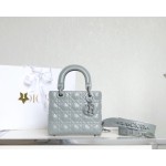 LADY DIOR diamond vine check four compartments DR-091