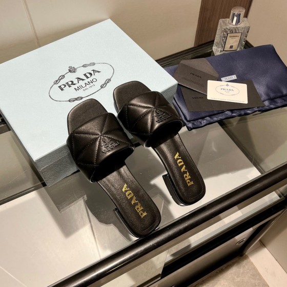 Prada leather outsole shoes