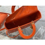 DIOR Lady's latest flip sheepskin seven compartments