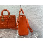 DIOR Lady's latest flip sheepskin seven compartments