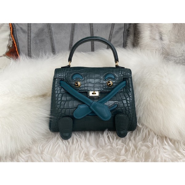 kelly doll  American crocodile top craftsmanship wax thread hand sewing