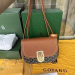 GOYARD Canvas and Cowhide Splicing W23
