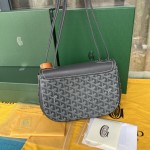 GOYARD Canvas and Cowhide Splicing W23