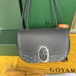 GOYARD Canvas and Cowhide Splicing W23