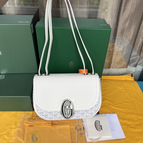 GOYARD Canvas and Cowhide Splicing W23