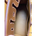Birkin25 saddle leather gold brown gold buckle
