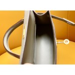 Mini Kelly second generation epsom leather asphalt gray gold buckle