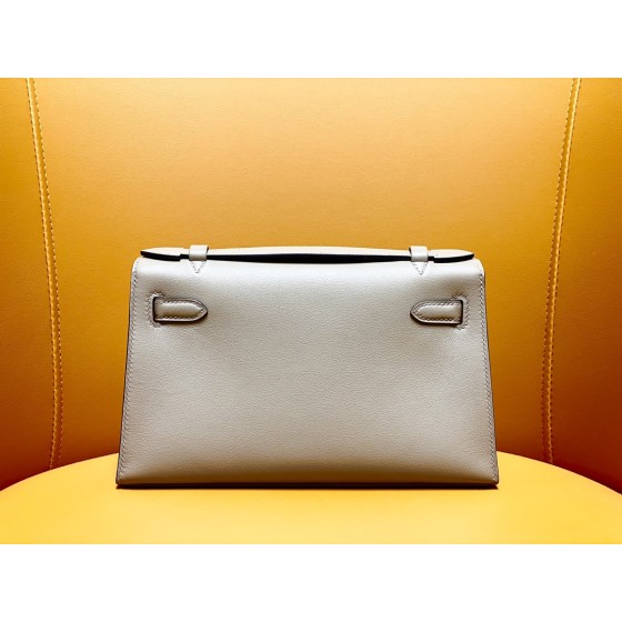 Mini Kelly generation swift asphalt gray gold buckle