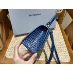 BALENCIAGA 𝐇𝐨𝐮𝐫𝐠𝐥𝐚𝐬𝐬 𝐗𝐒 crocodile-textured cowhide