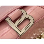 BALENCIAGA 𝐇𝐨𝐮𝐫𝐠𝐥𝐚𝐬𝐬 𝐗𝐒 crocodile-textured cowhide