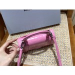 BALENCIAGA 𝐇𝐨𝐮𝐫𝐠𝐥𝐚𝐬𝐬 𝐗𝐒 crocodile-textured cowhide