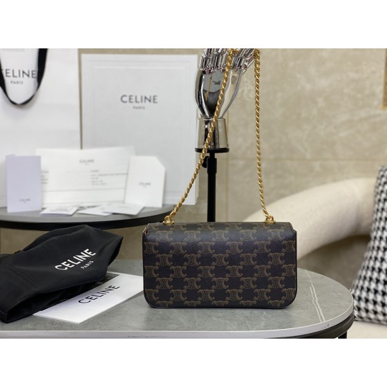 CELINE Embossed Arc de Triomphe Underarm Bag Model: 199242