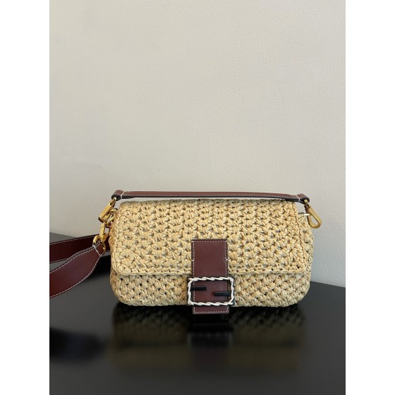 FENDI Baguette straw baguette