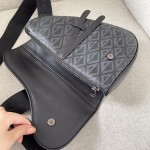 Dior- Saddle Bag Black Canvas
