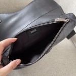 Dior- Saddle Bag Black Canvas