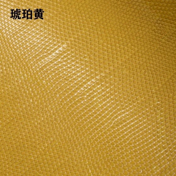 Hermes makes exclusive leather monitor lizard: 9D amber yellow