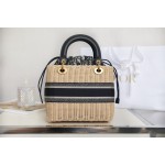 Dior Wicker Basket Bag