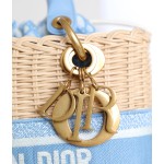 Dior Wicker Basket Bag