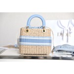 Dior Wicker Basket Bag