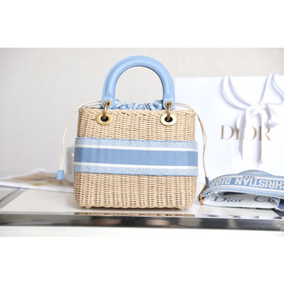 Dior Wicker Basket Bag