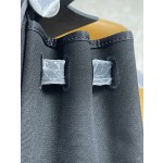 Herbag31 inside seam black silver buckle