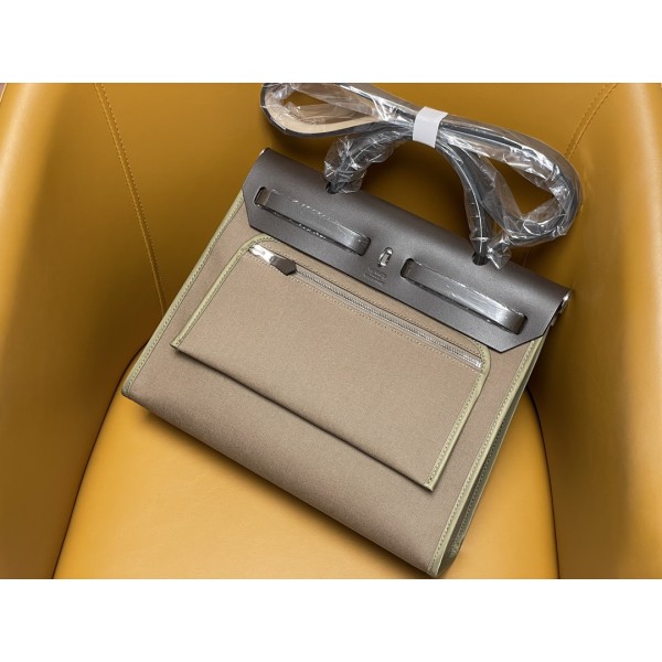 Herbag 31 outer seam elephant grey silver buckle