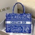DIOR TOTE Tiger Embroidery Fluorescent Collection