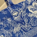 DIOR TOTE Tiger Embroidery Fluorescent Collection
