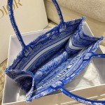 DIOR TOTE Tiger Embroidery Fluorescent Collection