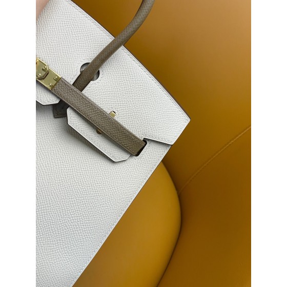 Birkin 25 outer seam epsom gold buckle