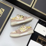 Fendi Versace collaborates on the new match capsule sneakers, casual sneakers for couples