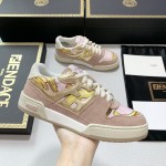 Fendi Versace collaborates on the new match capsule sneakers, casual sneakers for couples